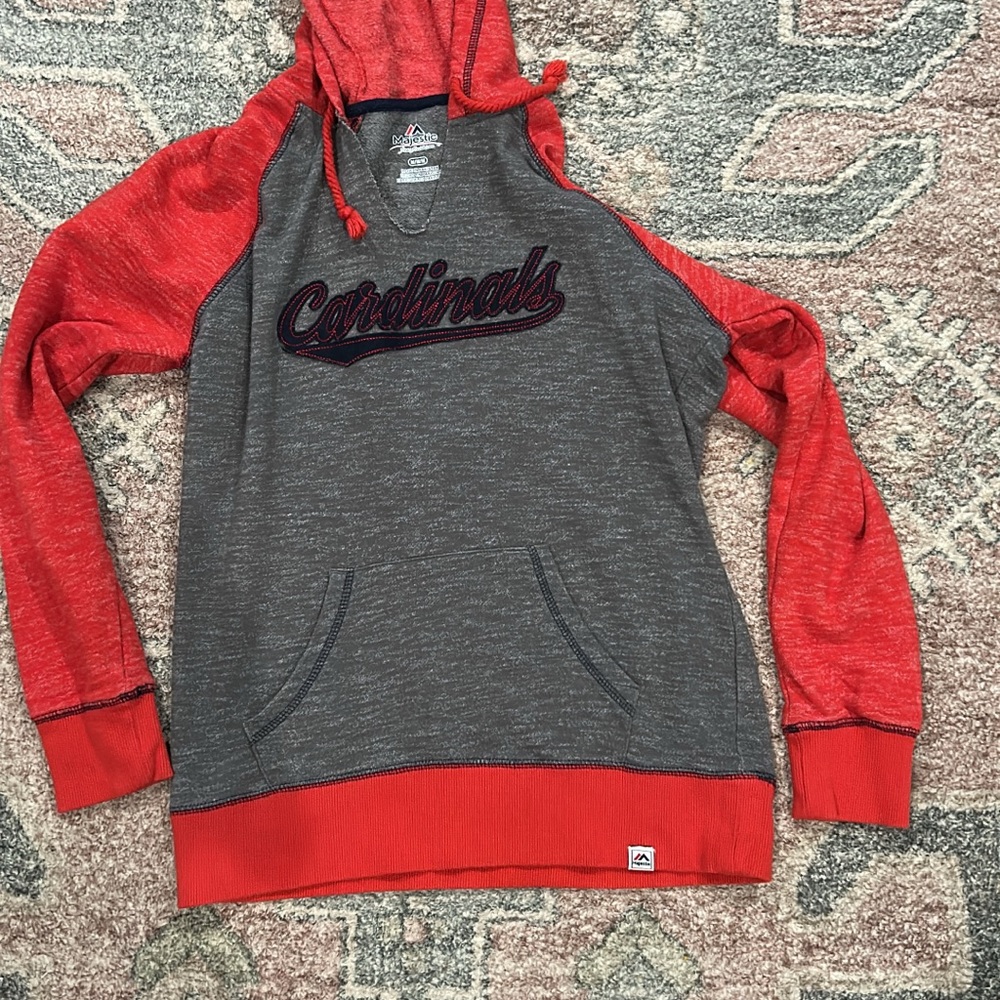 Majestic Red and Gray Cardinals Hoodie